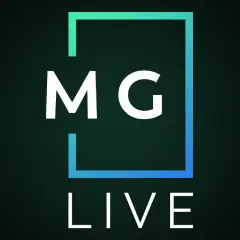 โลโก้ MG Live กรอบสีเขียว ในแถบค่ายเกม